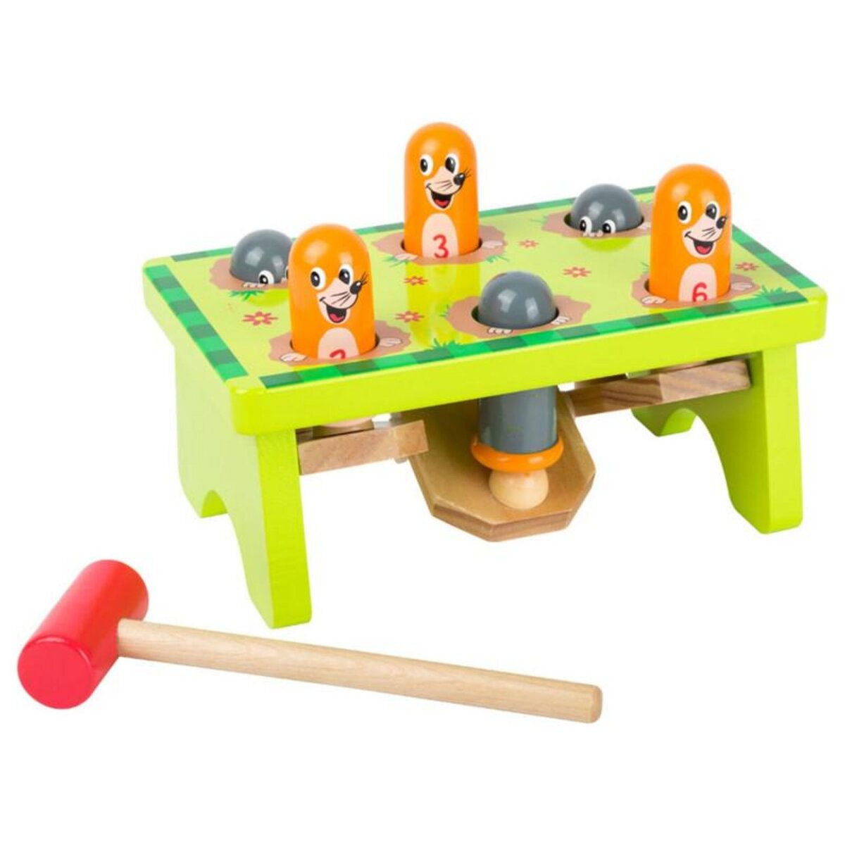 SMALL FOOT Small Foot - Wooden Hammer Bench Mollen 11162