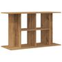 Voir la diapositive 2 : VIDAXL Support d aquarium chêne artisanal 100x40x60 cm bois ingénierie