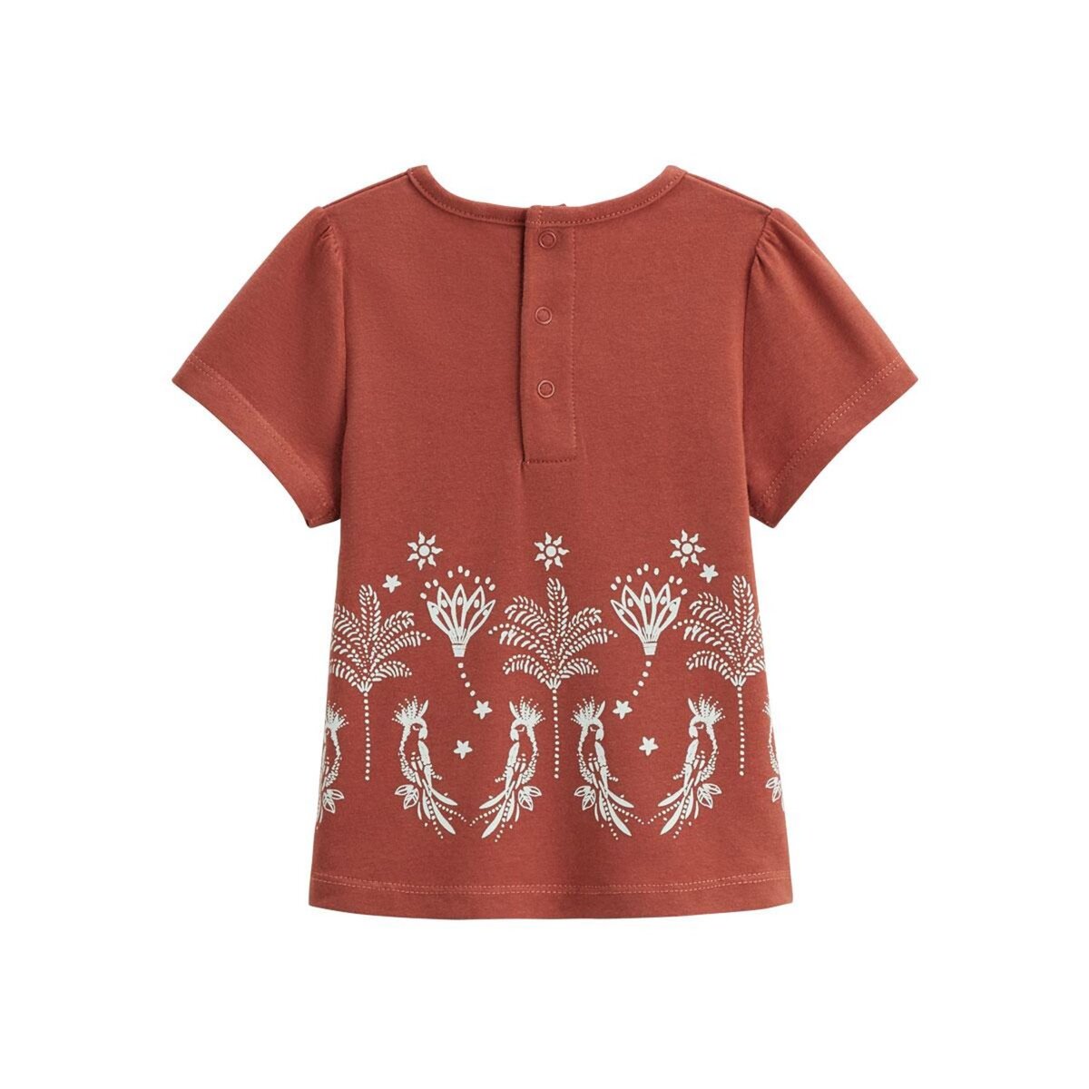 Petit Béguin Ensemble enfant t-shirt et short en gaze de coton Fiesta