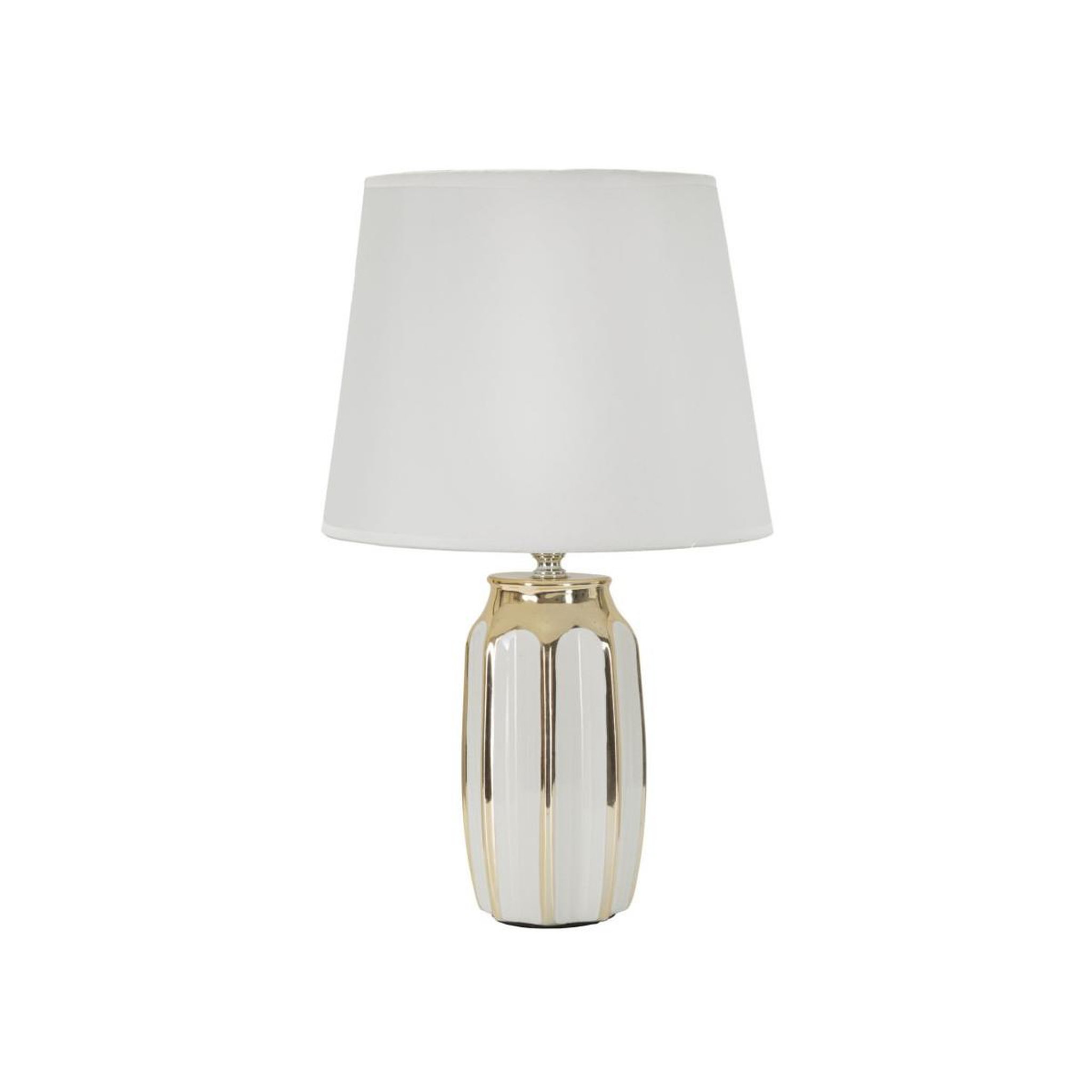 Paris Prix Lampe à poser en céramique  cassy  40cm blanc & or