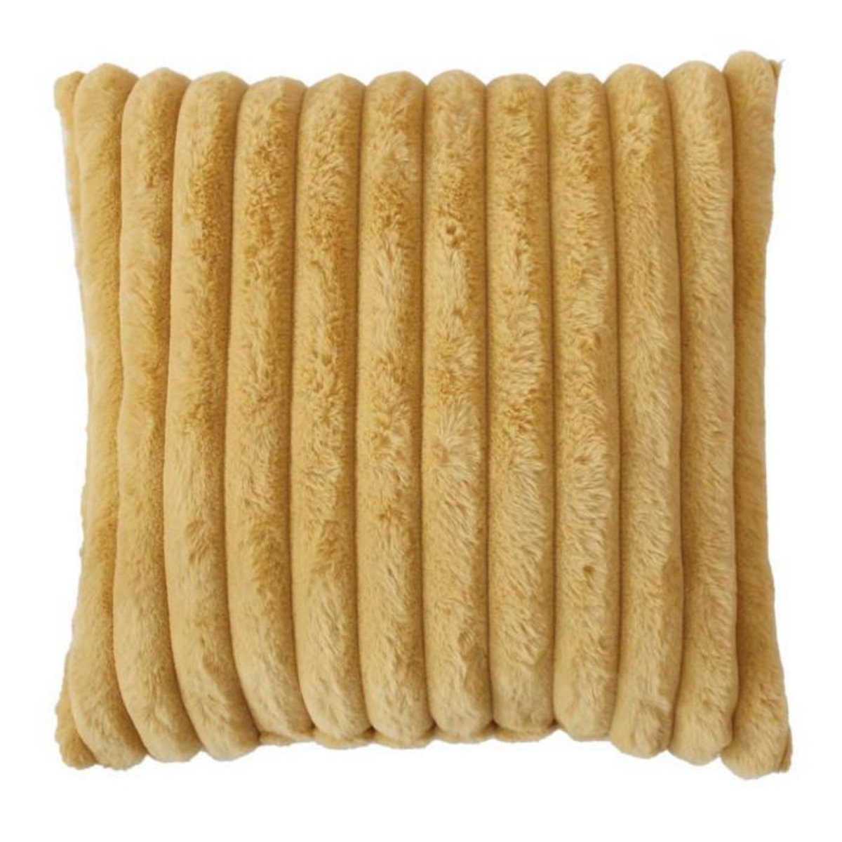 Paris Prix Coussin Imitation Fourrure  Matisse  40x40cm Ocre