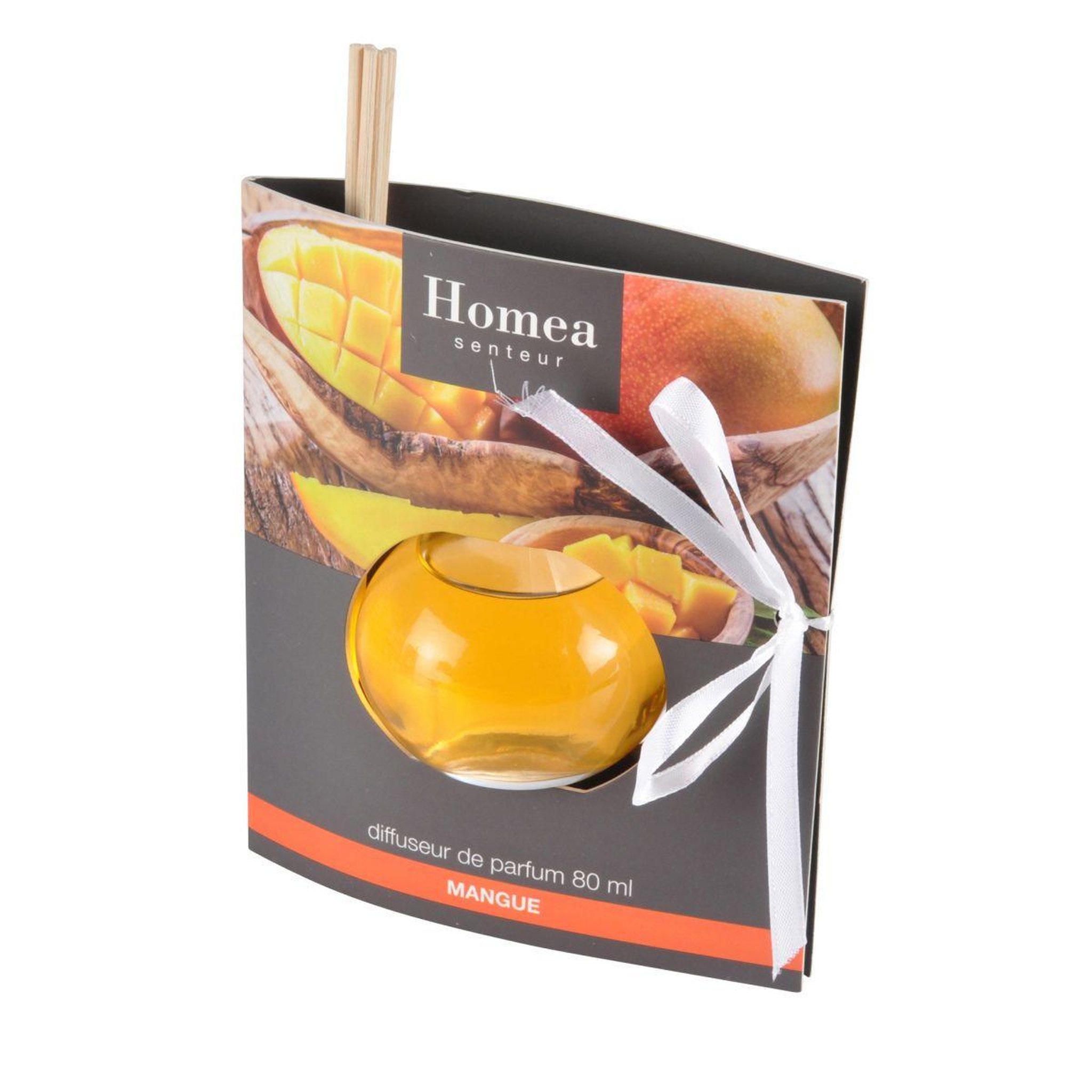 Voir la diapositive 2 : HOMEA Diffuseur de parfum  boule  80ml mangue