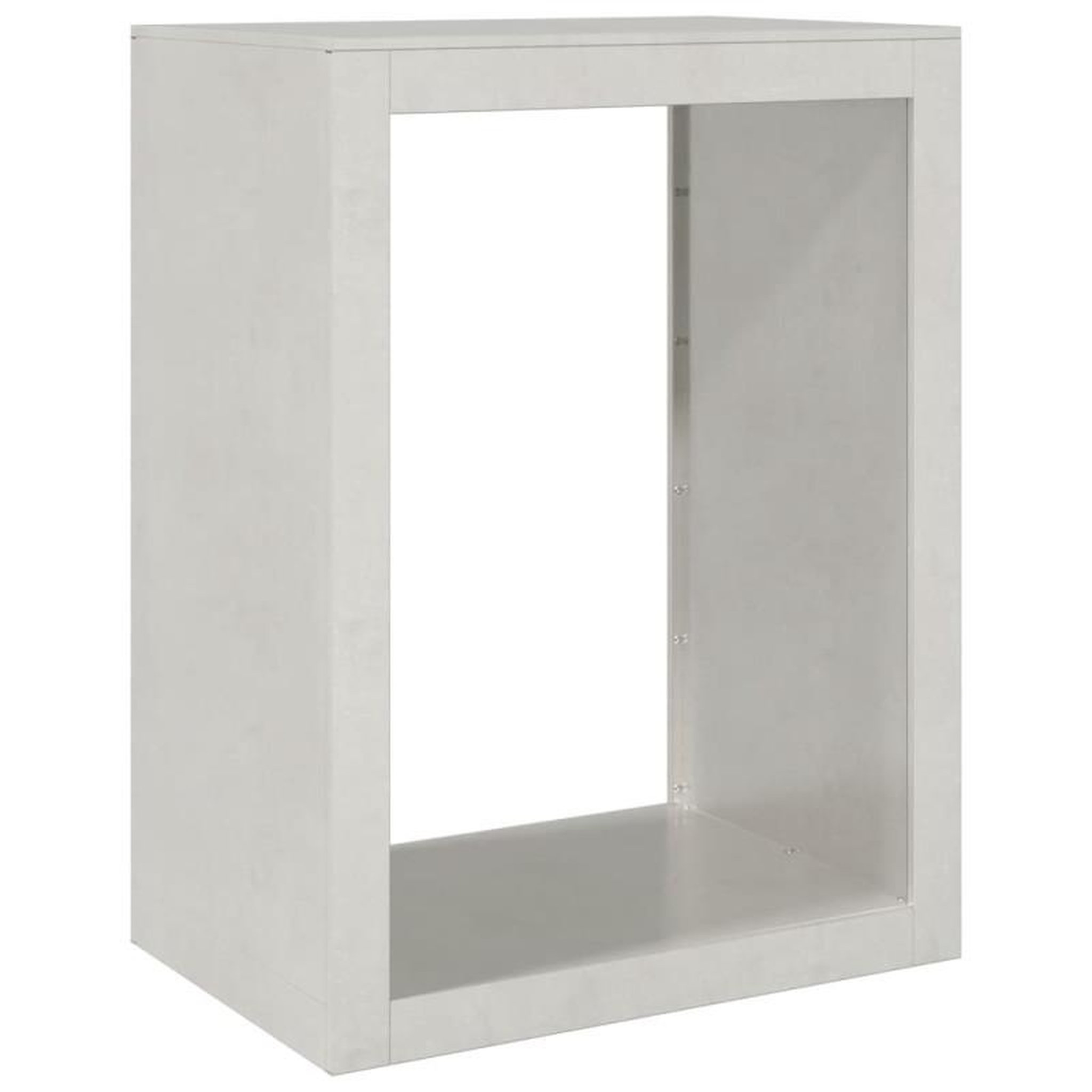 Voir la diapositive 2 : VIDAXL Portant de bois de chauffage 60x40x80 cm acier inoxydable