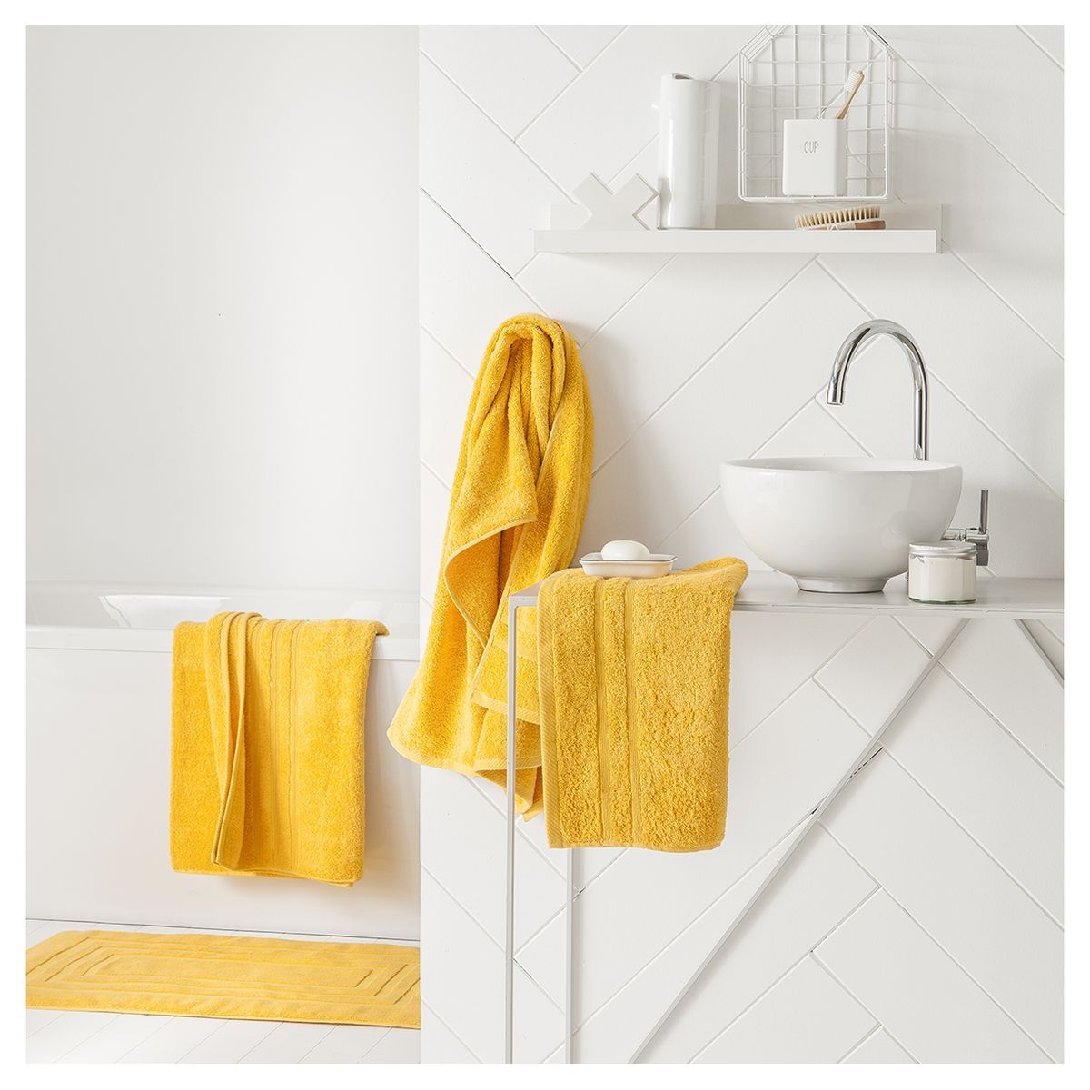 TODAY Drap de bain uni en coton 500G/M² 