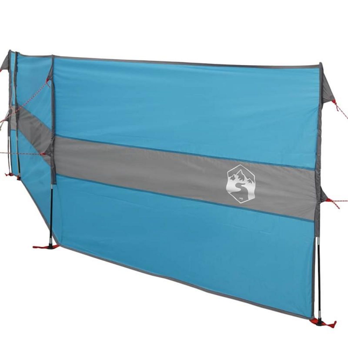 VIDAXL Brise vent de camping bleu 490x123 cm imperméable