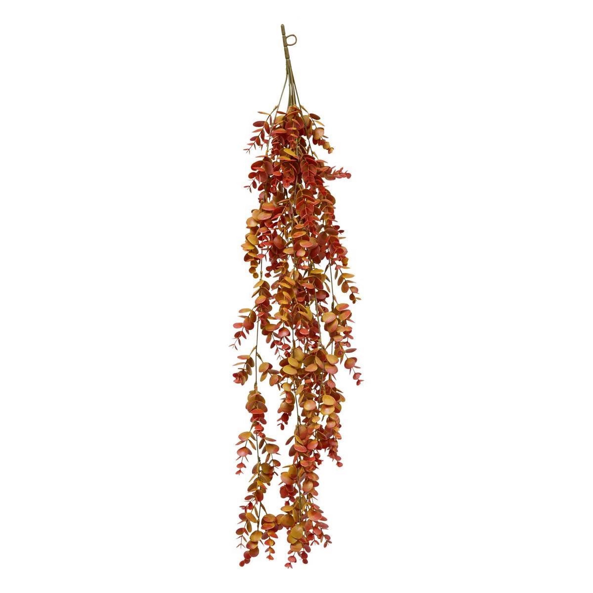 ATMOSPHERA Eucalyptus artificiel tombant  james  80cm orange