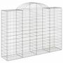 Voir la diapositive 3 : VIDAXL Paniers a gabions arques 7 pcs 200x50x140/160 cm Fer galvanise