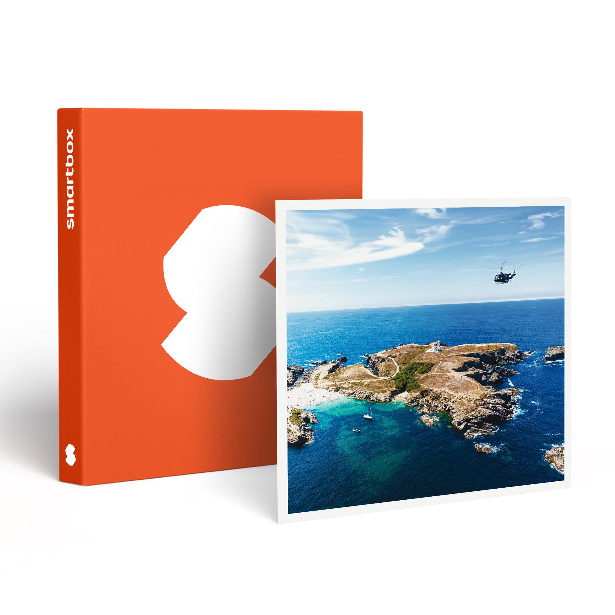 Smartbox Vol en hélicoptère de 50 min au-dessus du golfe du morbihan - coffret cadeau sport & aventure