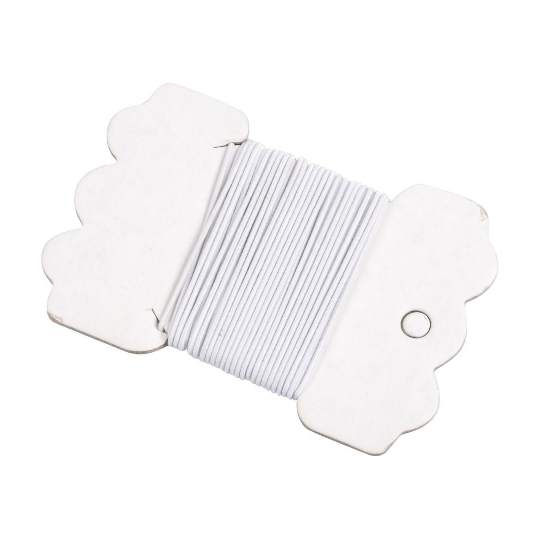 COLOREM Fil Élastique  Jewelry  5M Blanc