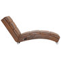 Voir la diapositive 3 : VIDAXL Chaise longue de massage Marron Similicuir daim