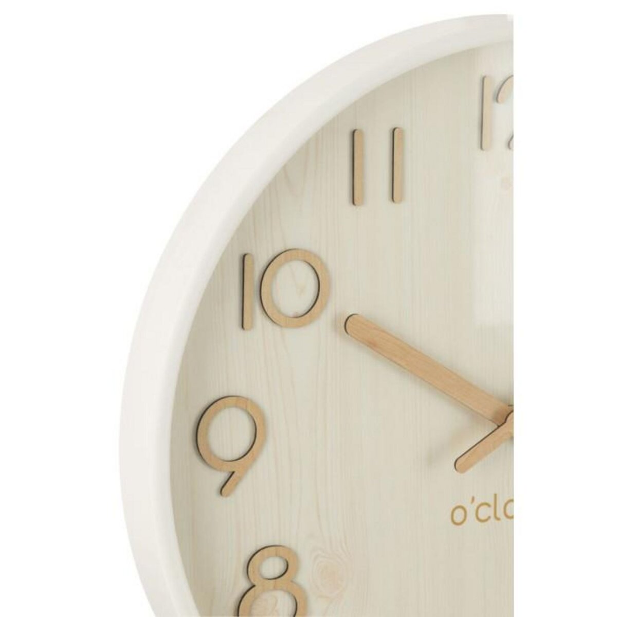 Paris Prix Horloge Murale en Bois  Marion  53cm Blanc