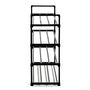 Voir la diapositive 3 : Paris Prix Étagère à Chaussures  4 Niveaux  74cm Noir