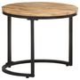 Voir la diapositive 4 : VIDAXL Tables d appoint 3 pcs Bois de manguier brut