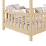 Voir la diapositive 6 : IDIMEX Lit cabane LISAN 90 x 190 cm, en pin massif