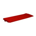 IDLITERIE Matelas futon coton voyage enroulable, compact et fait main. Coloris disponibles : Rouge, Blanc