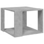 Voir la diapositive 2 : VIDAXL Table basse Gris beton 40x40x30 cm Bois d'ingenierie
