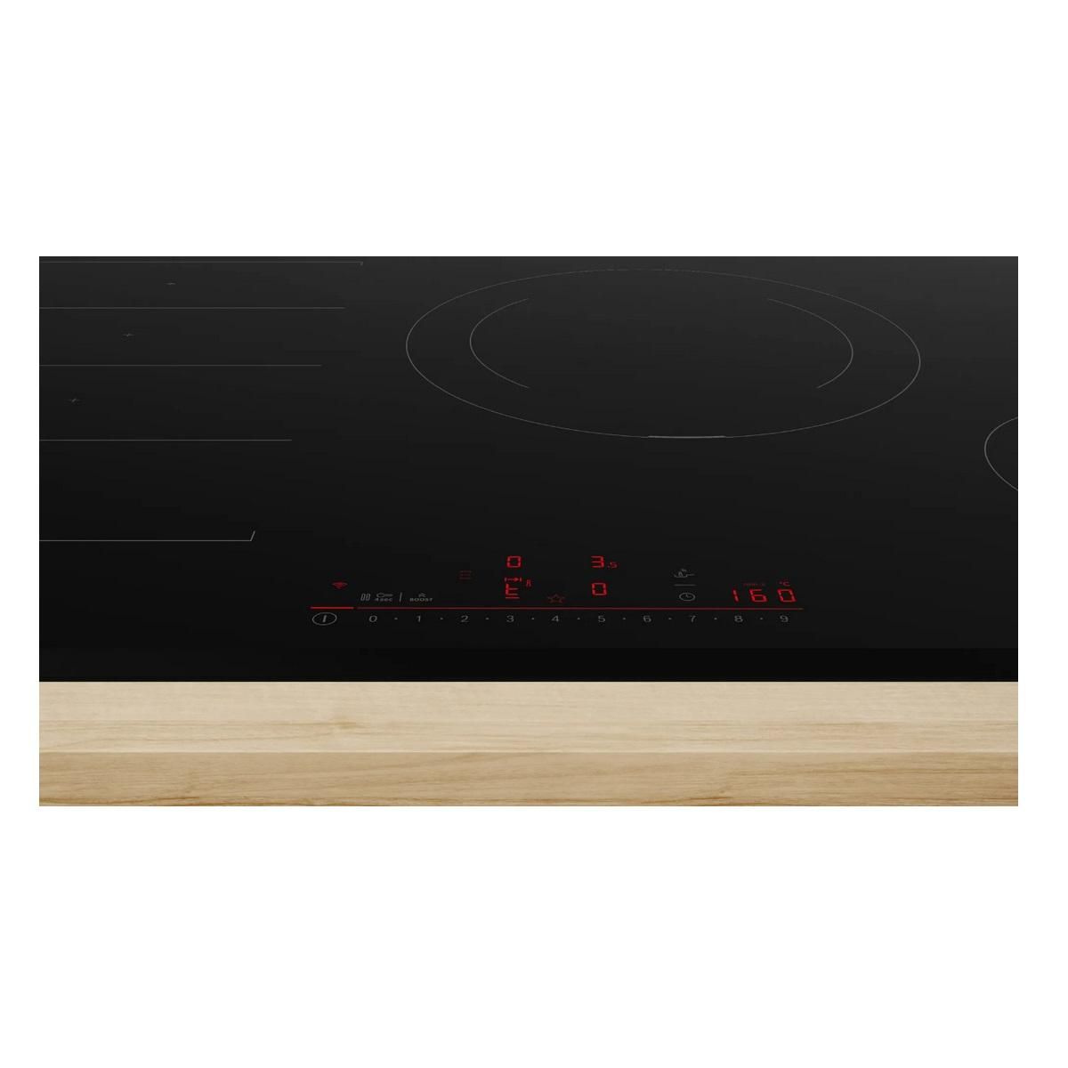 BOSCH Table de cuisson induction 80cm 4 feux 7400w noir - PXE831HC1E
