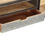 Voir la diapositive 6 : VIDAXL Meuble TV 120 x 30 x 40 cm Bois massif de manguier
