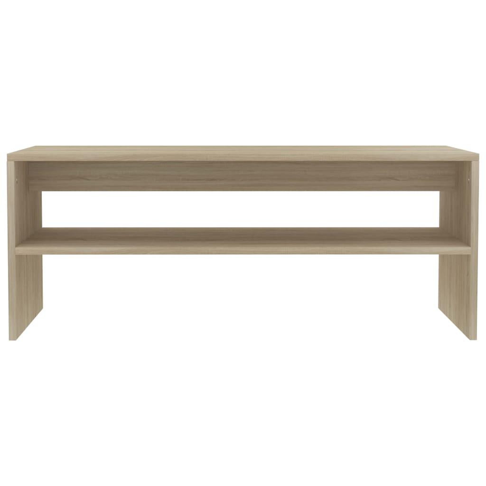 Voir la diapositive 4 : VIDAXL Table basse Chene sonoma 100x40x40 cm Bois d'ingenierie