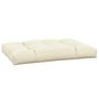 Voir la diapositive 4 : VIDAXL Coussin de palette creme 120x80x12 cm tissu