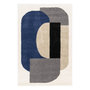 Voir la diapositive 1 : SWEEEK Tapis intérieur shaggy, motifs géométriques, multicolore