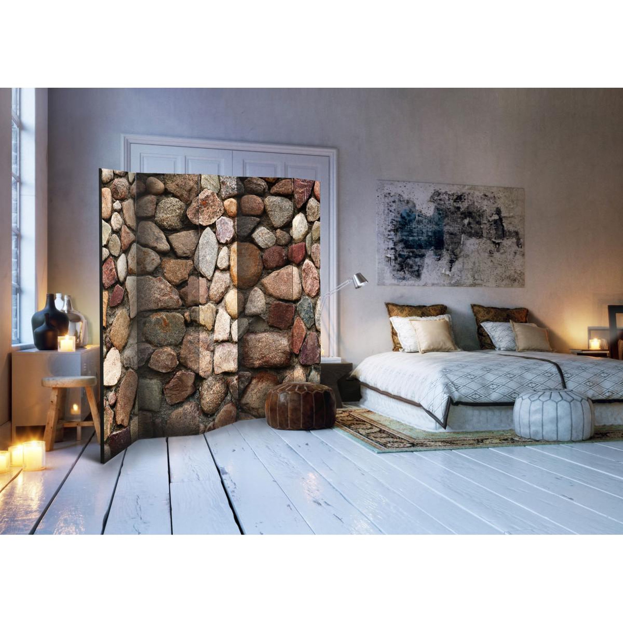 Voir la diapositive 2 : Paris Prix Paravent 5 volets  summer citadel  172x225cm