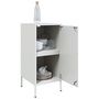 Voir la diapositive 5 : VIDAXL Buffets 2 pcs blanc 36x39x79 cm acier
