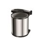 Voir la diapositive 2 : HAILO Poubelle encastrable à ouverture automatique 15L Inox