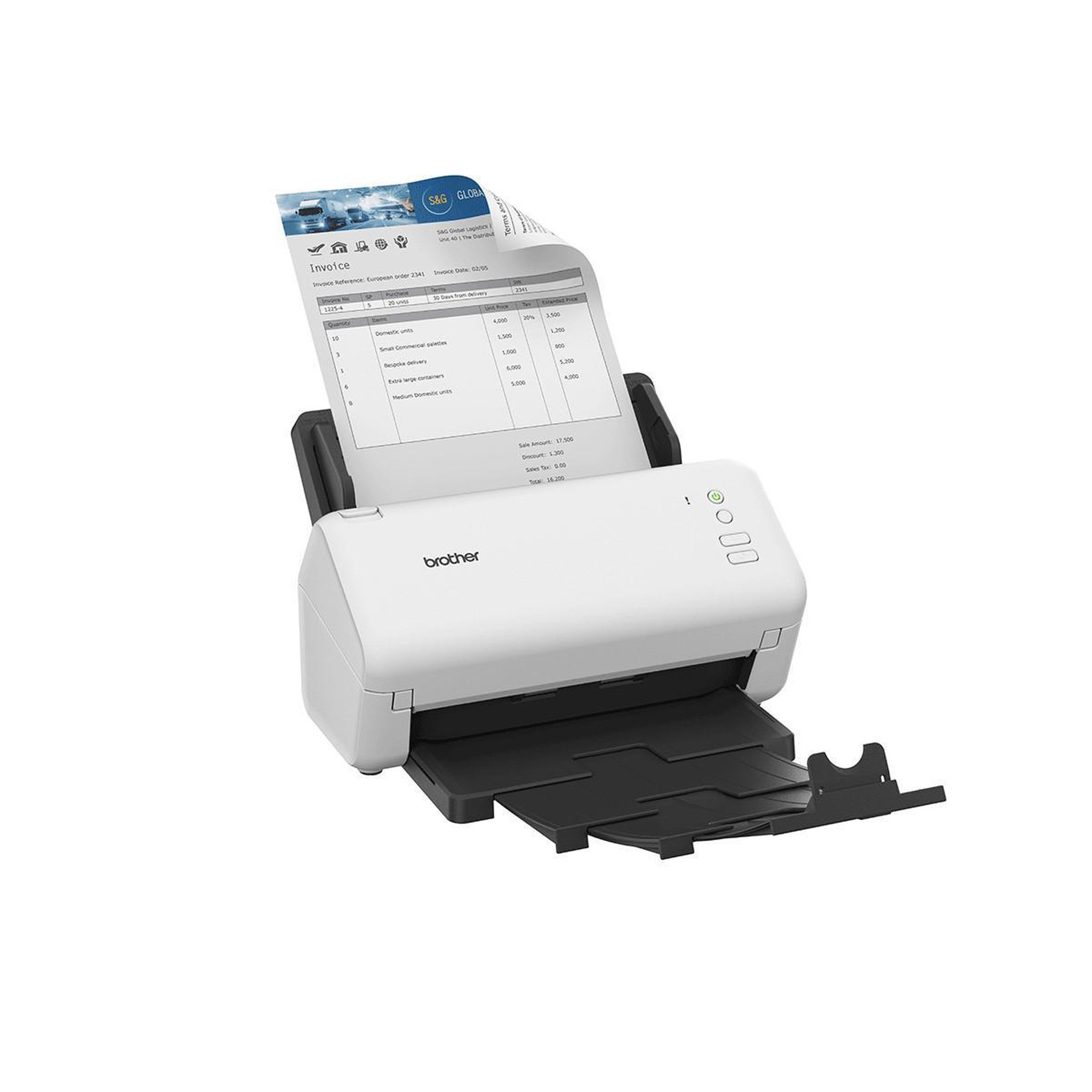 Voir la diapositive 3 : Brother Brother ADS-4100 scanner Scanner ADF 600 x 600 DPI A4 Noir, Blanc