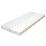 VIDAXL Matelas 90x200 cm 7 zones Mousse PU 10 cm H2 H3
