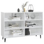 Voir la diapositive 3 : VIDAXL Buffet blanc brillant 103,5x35x70 cm bois d'ingenierie