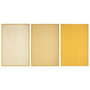 Voir la diapositive 1 : ATMOSPHERA Lot de 3 Torchons  Imprimé  45x70cm Ocre