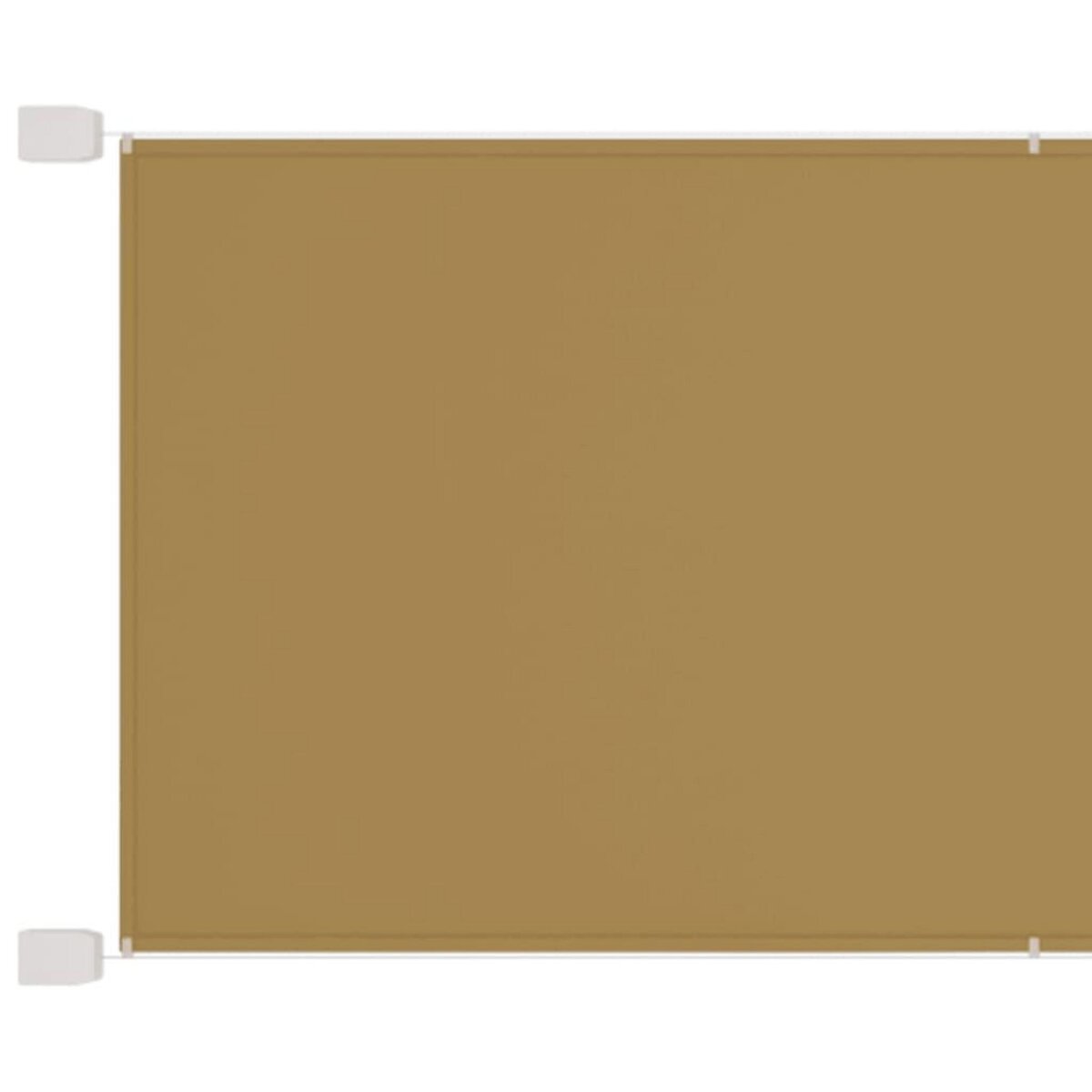 VIDAXL Auvent vertical Beige 180x800 cm Tissu oxford