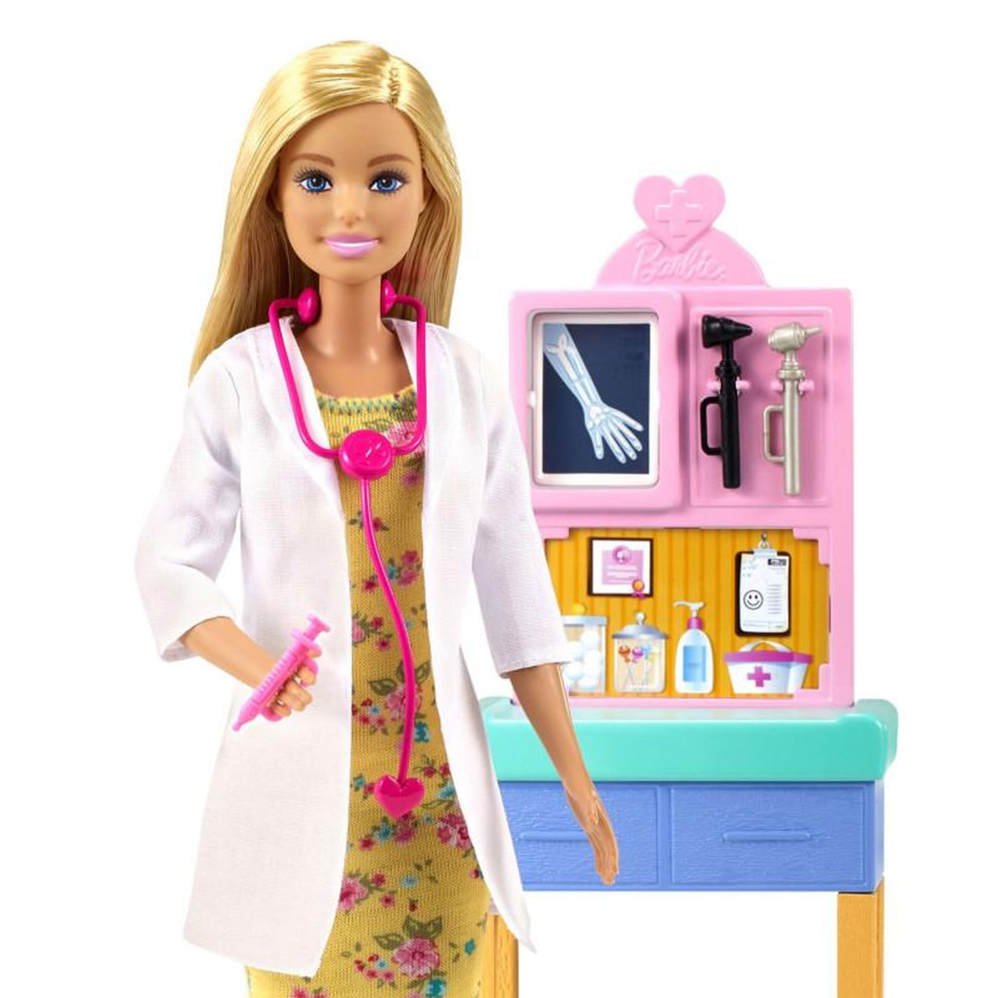Voir la diapositive 4 : MATTEL MATTEL Barbie Pediatrician - Blonde Hair