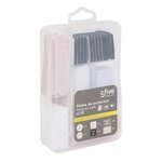 FIVE Lot de 116 Patins de Protection  Feutre  6cm Blanc