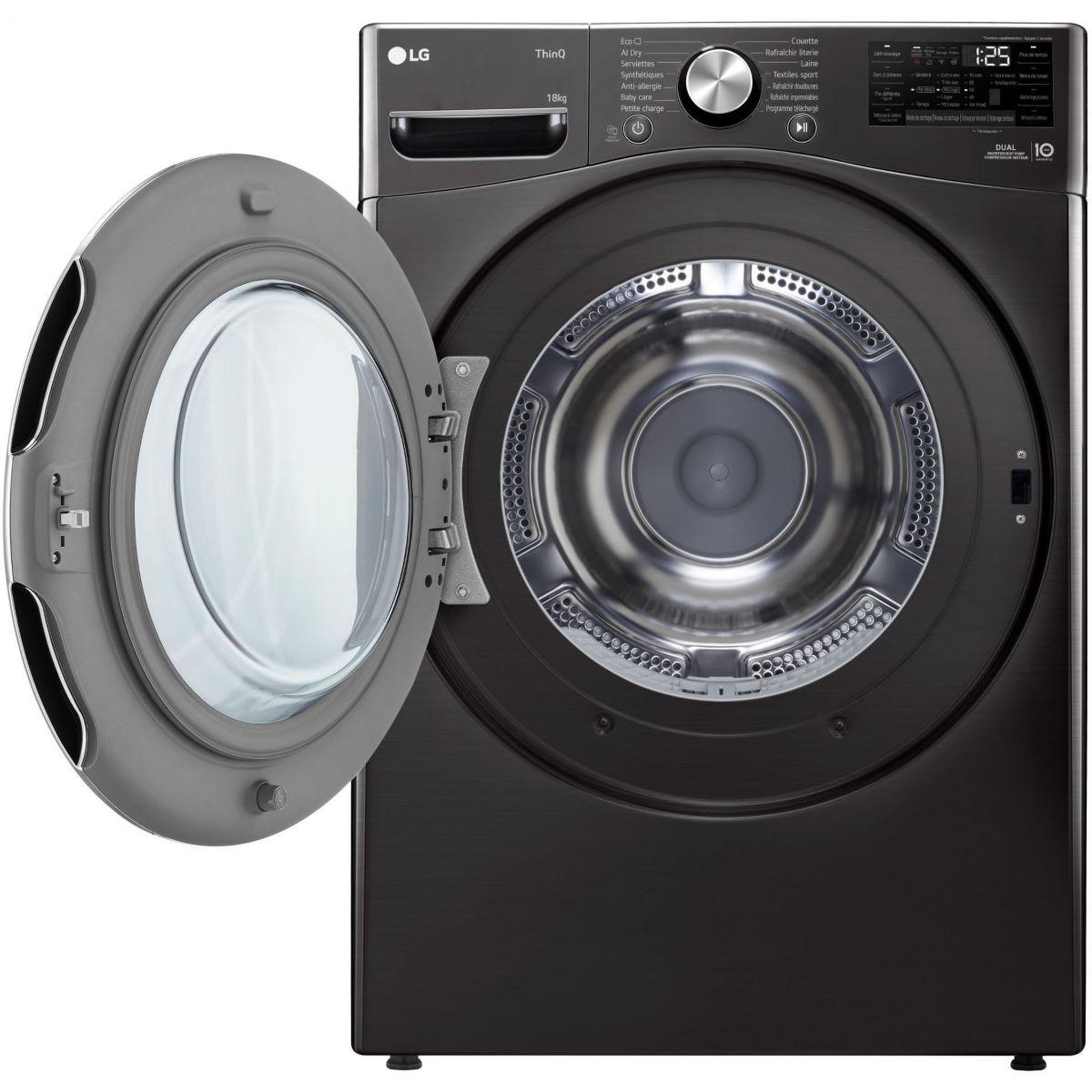 Voir la diapositive 3 : LG Sèche linge pompe à chaleur rh8p12bs