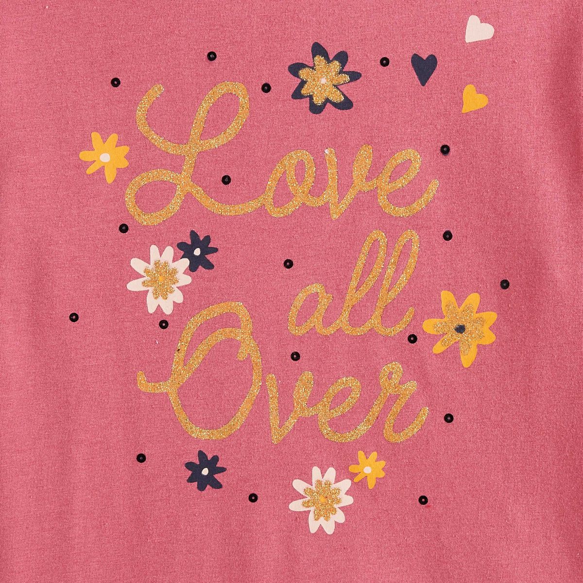 INEXTENSO T-shirt manches longues coeurs fille