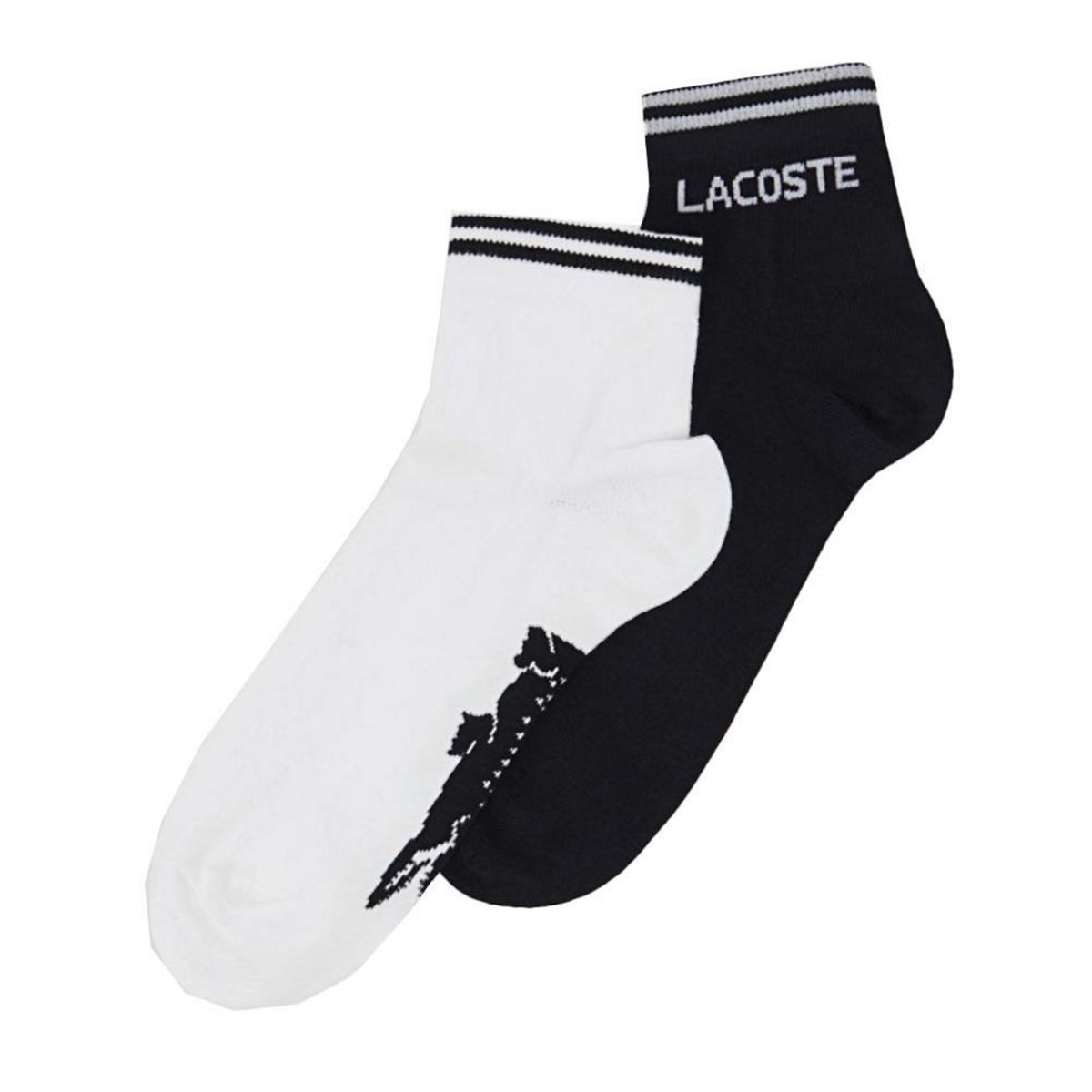 Lacoste X2 Paires de Chaussettes /Blanc Homme Lacoste RA4187