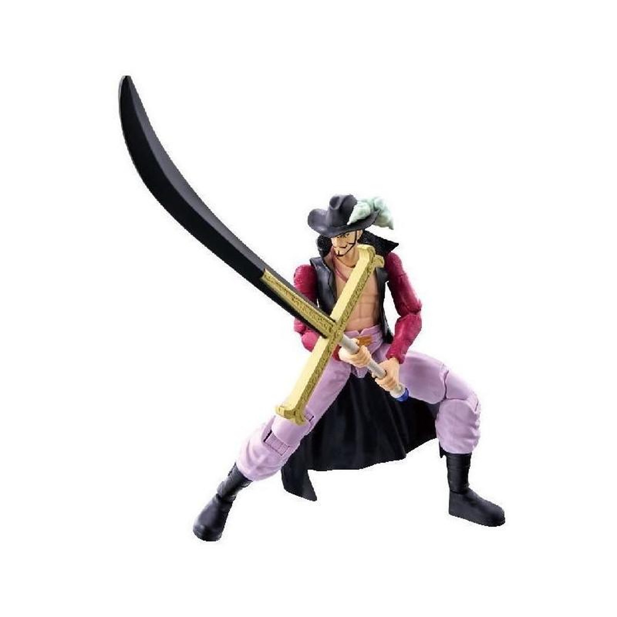 Voir la diapositive 4 : BANDAI Figurine Bandai Dracule Mihawk 17 cm articulée