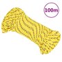 Voir la diapositive 1 : VIDAXL Corde de bateau Jaune 5 mm 100 m Polypropylene