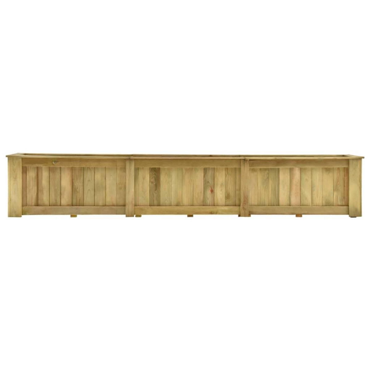 VIDAXL Jardiniere surelevee 291x50x50 cm Bois de pin impregne