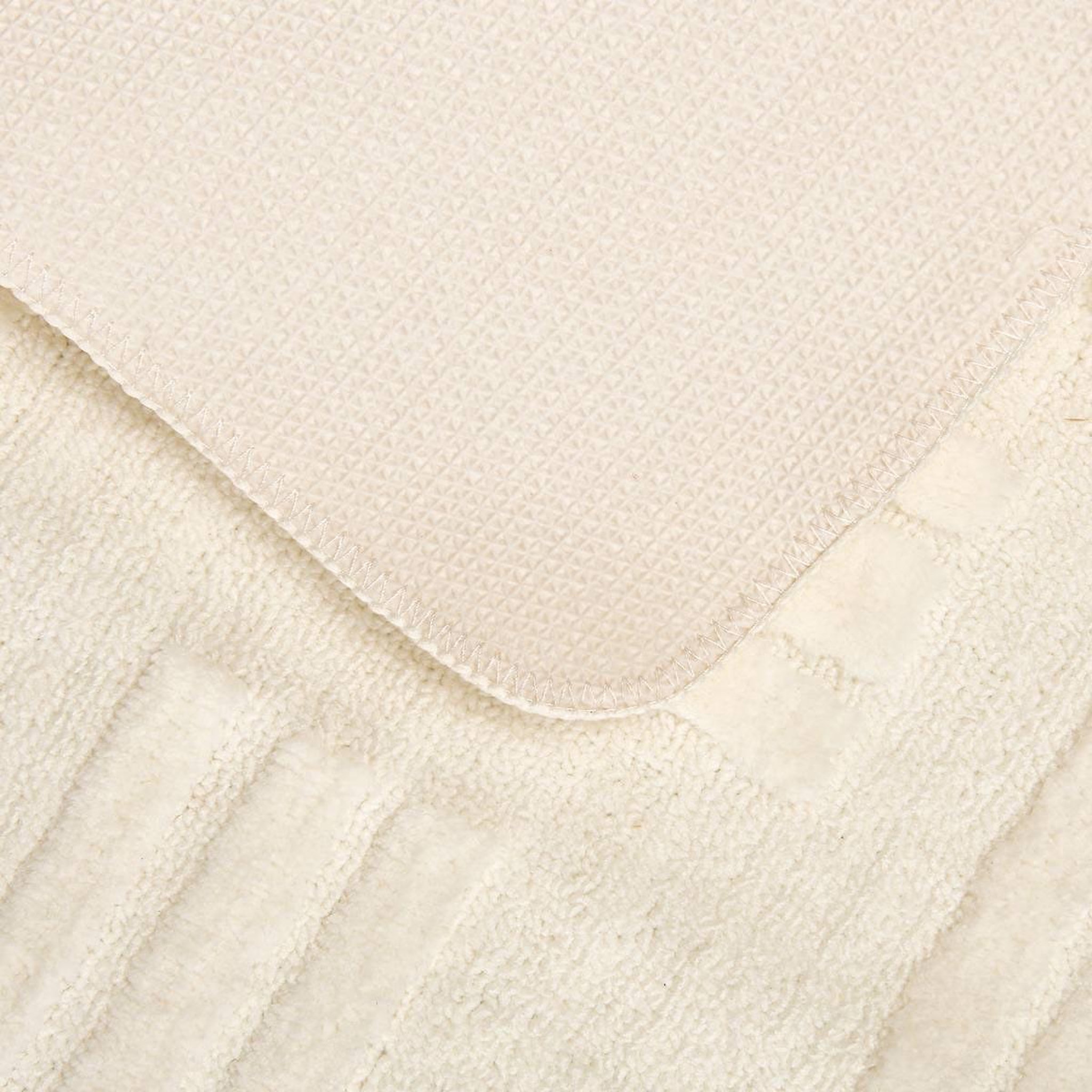 Voir la diapositive 3 : FIVE Tapis de bain design  strio  50x75cm blanc