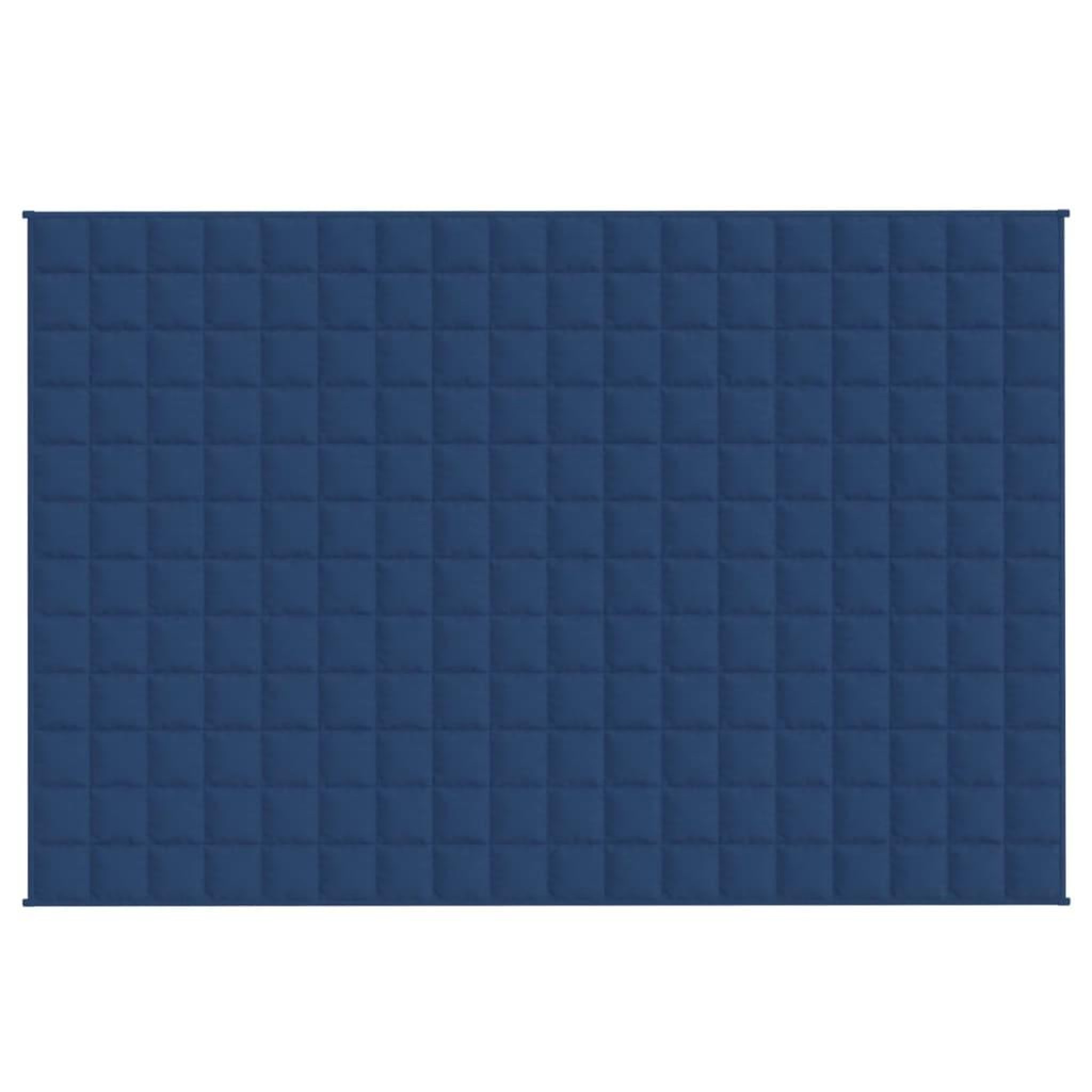 Voir la diapositive 3 : VIDAXL Couverture lestee Bleu 135x200 cm 10 kg Tissu