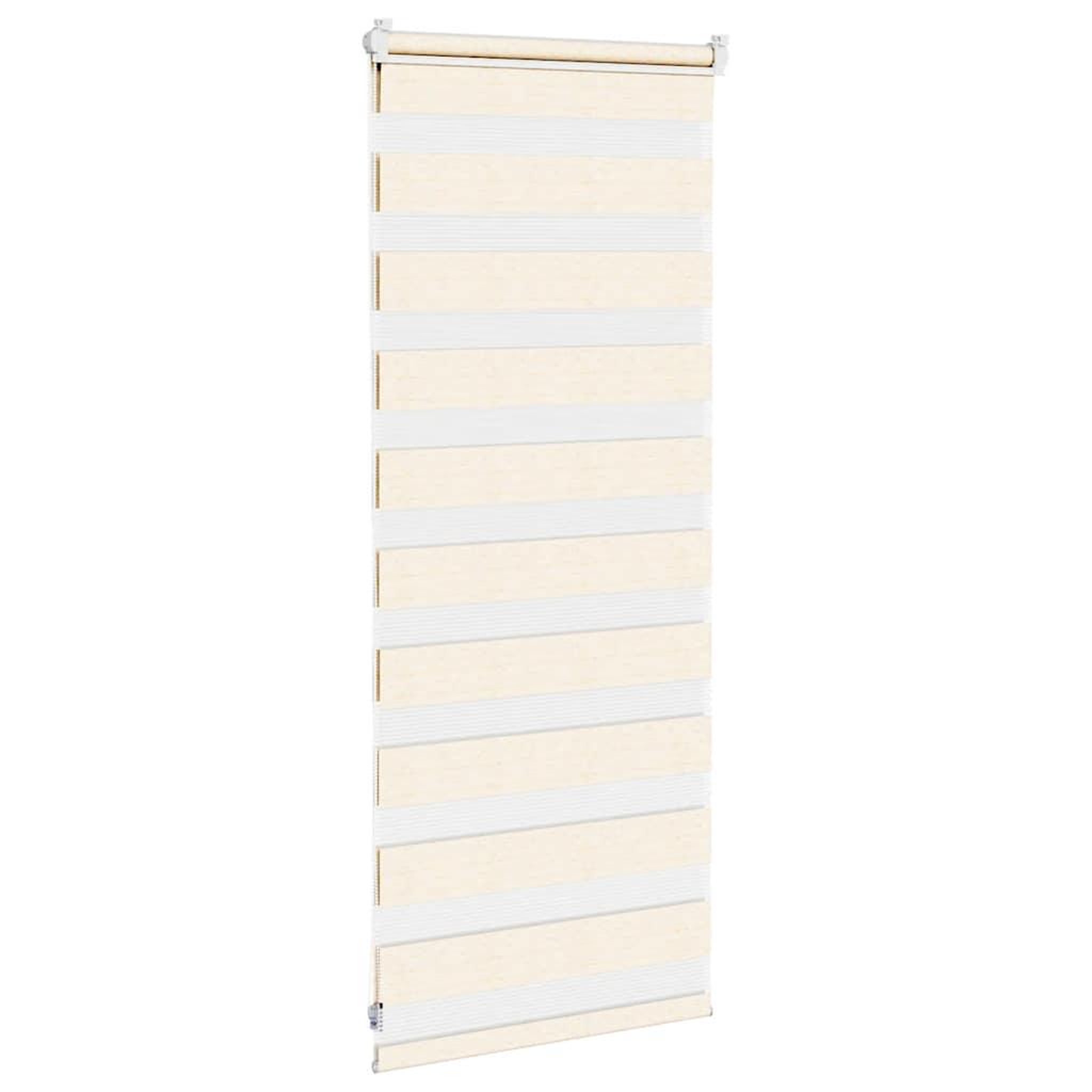 Voir la diapositive 4 : VIDAXL Store zebre beige marbre largeur du tissu 60,9 cm polyester