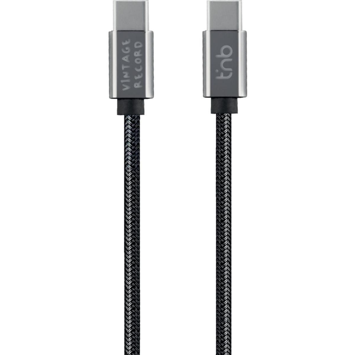 TNB Câble USB vers USB-C 1.5 nylon noir