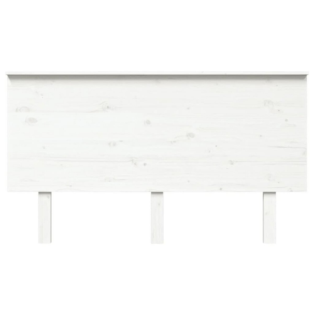 VIDAXL Tete de lit Blanc 144x6x82,5 cm Bois massif de pin