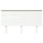 Voir la diapositive 3 : VIDAXL Tete de lit Blanc 144x6x82,5 cm Bois massif de pin