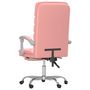 Voir la diapositive 5 : VIDAXL Fauteuil de massage inclinable de bureau Rose Similicuir