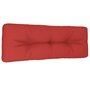 Voir la diapositive 4 : VIDAXL Coussin de palette rouge 120x40x12 cm tissu
