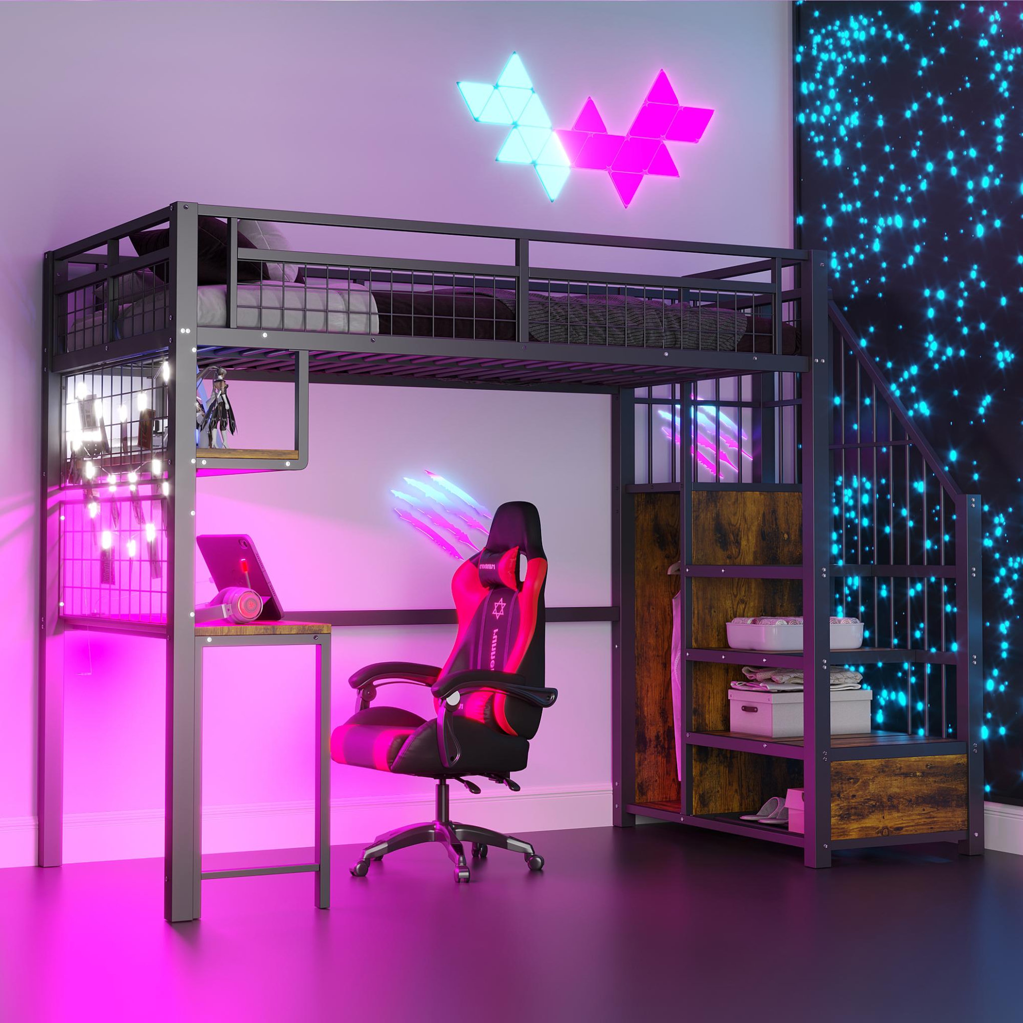 Voir la diapositive 5 : MERAX Lit mezzanine